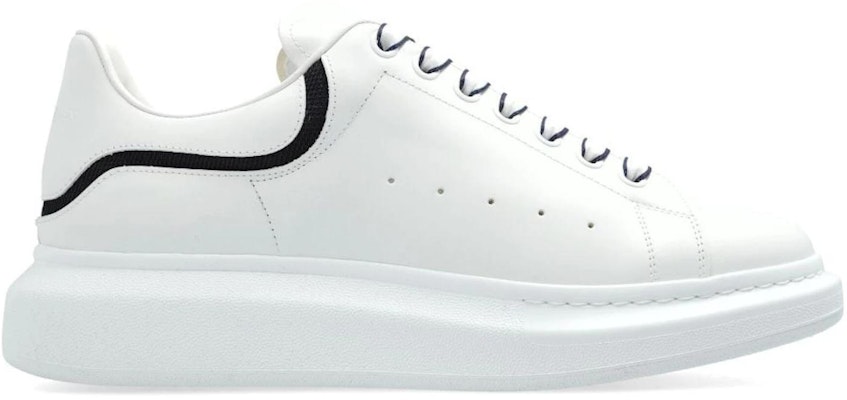 Alexander McQueen Oversized White Black Stripe 794506WIEEW9095 Order Alexander McQueen Oversized White Black Stripe 794506WIEEW9095