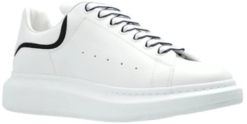 Alexander McQueen Oversized White Black Stripe 794506WIEEW9095 Shop Alexander McQueen Oversized White Black Stripe 794506WIEEW9095