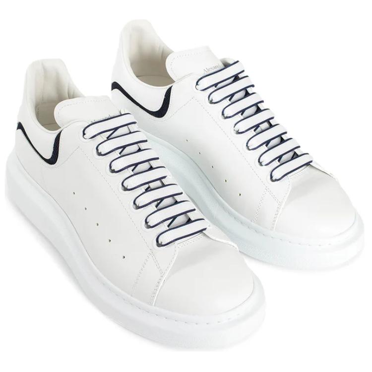 Purchase Alexander McQueen Oversized White Black Stripe 794506WIEEW9095