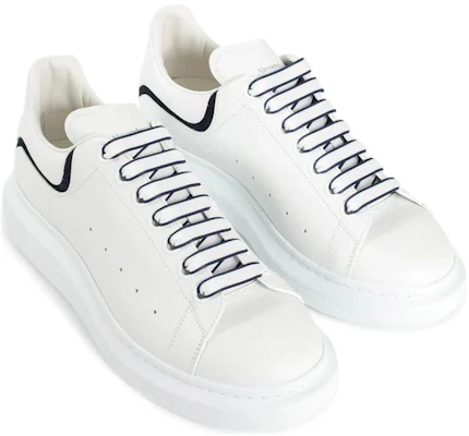 Alexander McQueen Oversized White Black Stripe 794506WIEEW9095 Purchase Alexander McQueen Oversized White Black Stripe 794506WIEEW9095