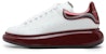 Alexander McQueen Oversaiz Putih Metalik Burgundy 750341WIDJT8835