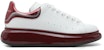 Alexander McQueen Oversaiz Putih Metalik Burgundy 750341WIDJT8835