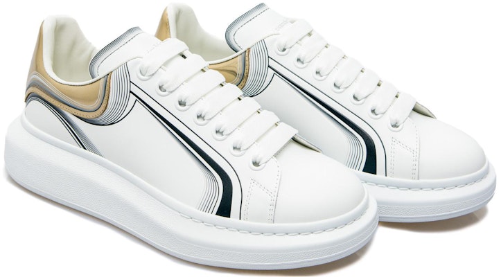 Alexander McQueen Oversized White Silver 750336WIDJP8834 Lookbook Alexander McQueen Oversized White Silver 750336WIDJP8834