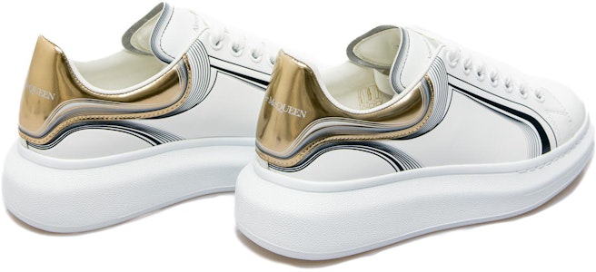 Alexander McQueen Oversized Putih Perak 750336WIDJP8834 Shop Alexander McQueen Oversized Putih Perak 750336WIDJP8834