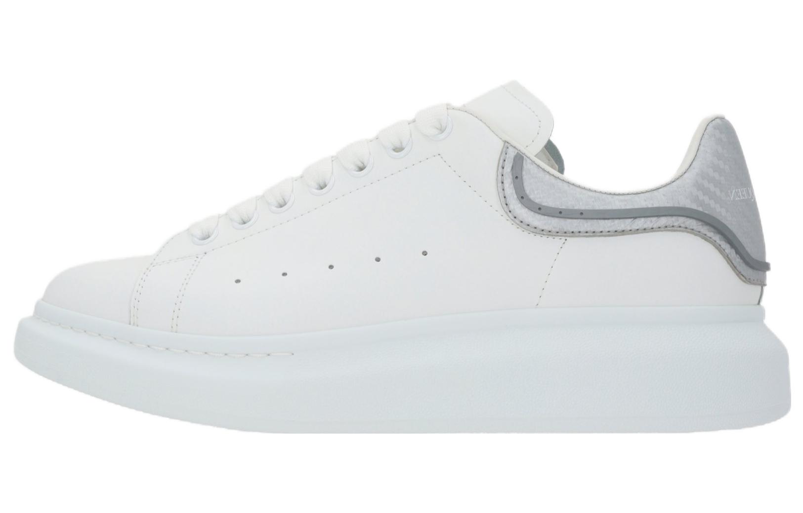 Alexander McQueen Oversized White Silver Metallic 735770WICYU9071