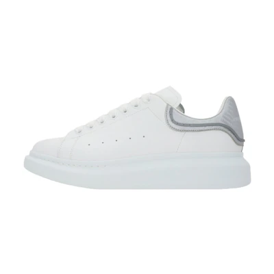 Alexander McQueen Oversized White Silver Metallic