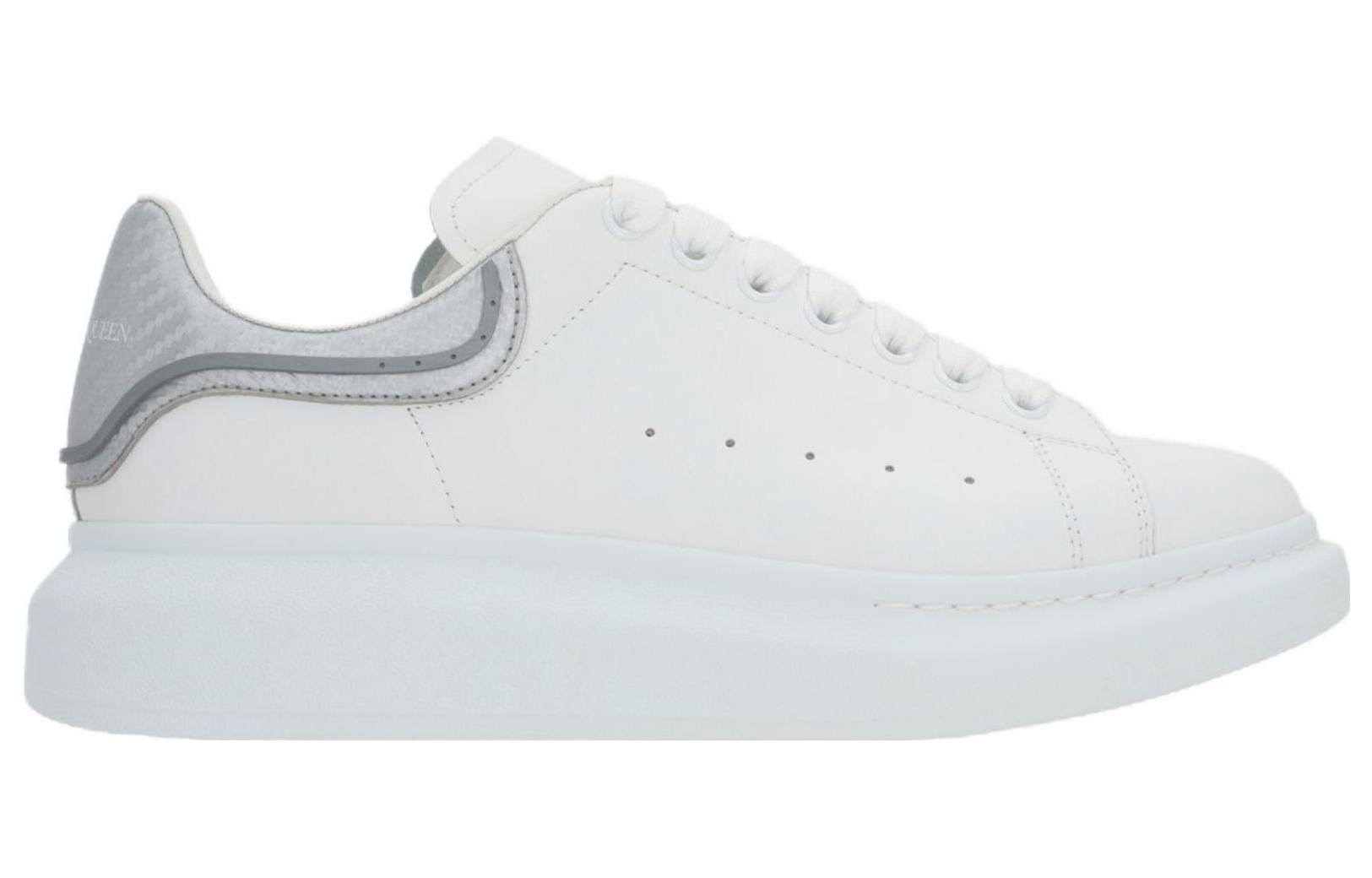 Order Alexander McQueen Oversized Putih Perak Metalik 735770WICYU9071