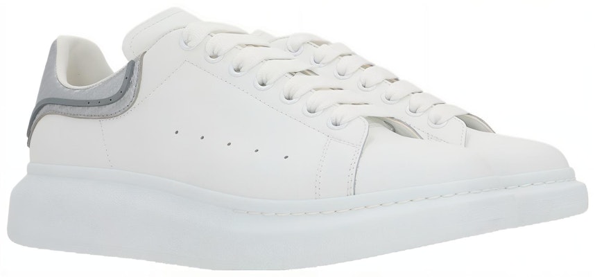 Alexander McQueen Oversized White Silver Metallic 735770WICYU9071 Lookbook Alexander McQueen Oversized White Silver Metallic 735770WICYU9071