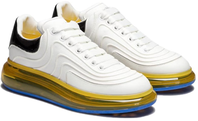 Alexander McQueen Oversized White Yellow Clear Sole 712531W4U838984 Lookbook Alexander McQueen Oversized White Yellow Clear Sole 712531W4U838984