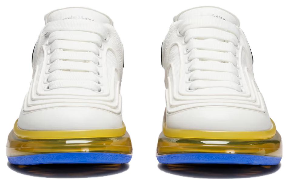 Shop Alexander McQueen Oversized Putih Kuning Tapak Jernih 712531W4U838984