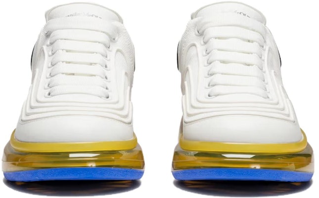 Alexander McQueen Oversized White Yellow Clear Sole 712531W4U838984 Shop Alexander McQueen Oversized White Yellow Clear Sole 712531W4U838984