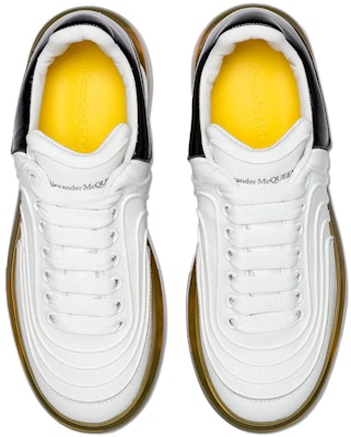 Alexander McQueen Oversized White Yellow Clear Sole 712531W4U838984 Purchase Alexander McQueen Oversized White Yellow Clear Sole 712531W4U838984