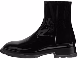 Alexander McQueen Patent-leather Ankle Boots 'Black' 682816WIA391000 Alexander McQueen Patent-leather Ankle Boots 'Black' 682816WIA391000