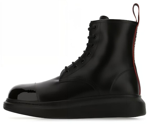 Alexander McQueen Patent Leather Platform Boots 'Black' 663528WHX5R1324 Buy Alexander McQueen Patent Leather Platform Boots 'Black' 663528WHX5R1324