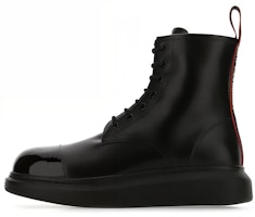 Alexander McQueen Patent Leather Platform Boots 'Black' 663528WHX5R1324 Alexander McQueen Patent Leather Platform Boots 'Black' 663528WHX5R1324