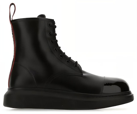 Alexander McQueen Patent Leather Platform Boots 'Black' 663528WHX5R1324 Order Alexander McQueen Patent Leather Platform Boots 'Black' 663528WHX5R1324