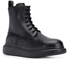 亞歷山大·麥昆 厚底系帶及踝靴 黑色 Order 亞歷山大·麥昆 厚底系帶及踝靴 黑色