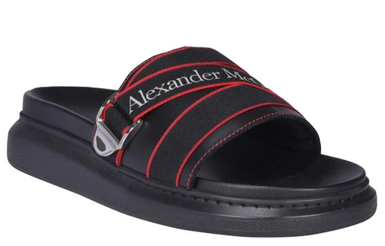 Lookbook Sandal Platform Alexander McQueen 'Hitam' 663565W4QN11329