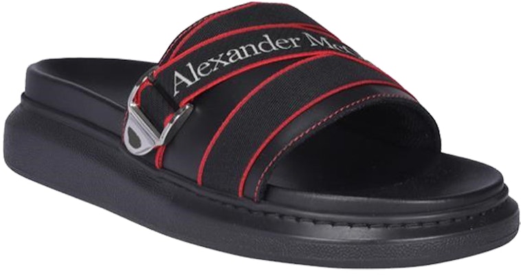 Alexander McQueen Sandal Bertapak Tinggi 'Hitam' 663565W4QN11329 Lookbook Alexander McQueen Sandal Bertapak Tinggi 'Hitam' 663565W4QN11329