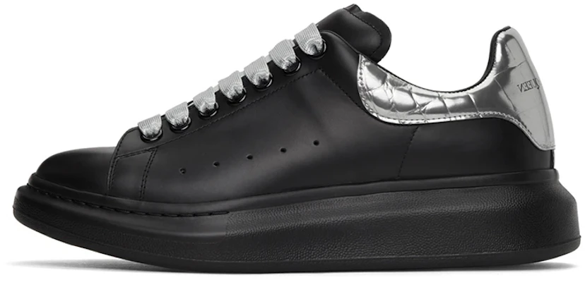 Alexander McQueen Platform Sneaker 'Black Croc-Tail' Hitam Croco Belakang 553680WIA4A1081 Buy Alexander McQueen Platform Sneaker 'Black Croc-Tail' Hitam Croco Belakang 553680WIA4A1081