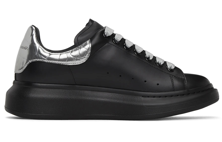 Order Alexander McQueen Platform Sneaker 'Black Croc-Tail' Hitam Croco Belakang 553680WIA4A1081