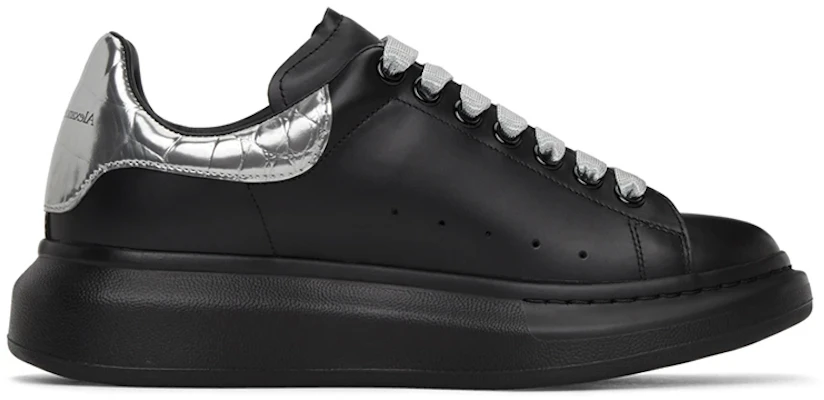 Alexander McQueen Platform Sneaker 'Black Croc-Tail' Hitam Croco Belakang 553680WIA4A1081 Order Alexander McQueen Platform Sneaker 'Black Croc-Tail' Hitam Croco Belakang 553680WIA4A1081