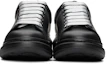 Shop Alexander McQueen Platform Sneaker 'Black Croc-Tail' Hitam Croco Belakang 553680WIA4A1081
