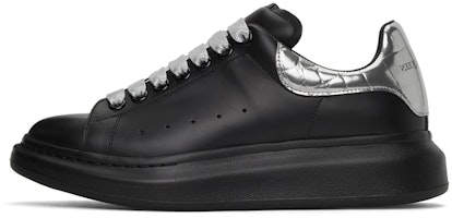 Alexander McQueen Platform Sneaker 'Black Croc-Tail' 553680WIA4A1081 Alexander McQueen Platform Sneaker 'Black Croc-Tail' 553680WIA4A1081