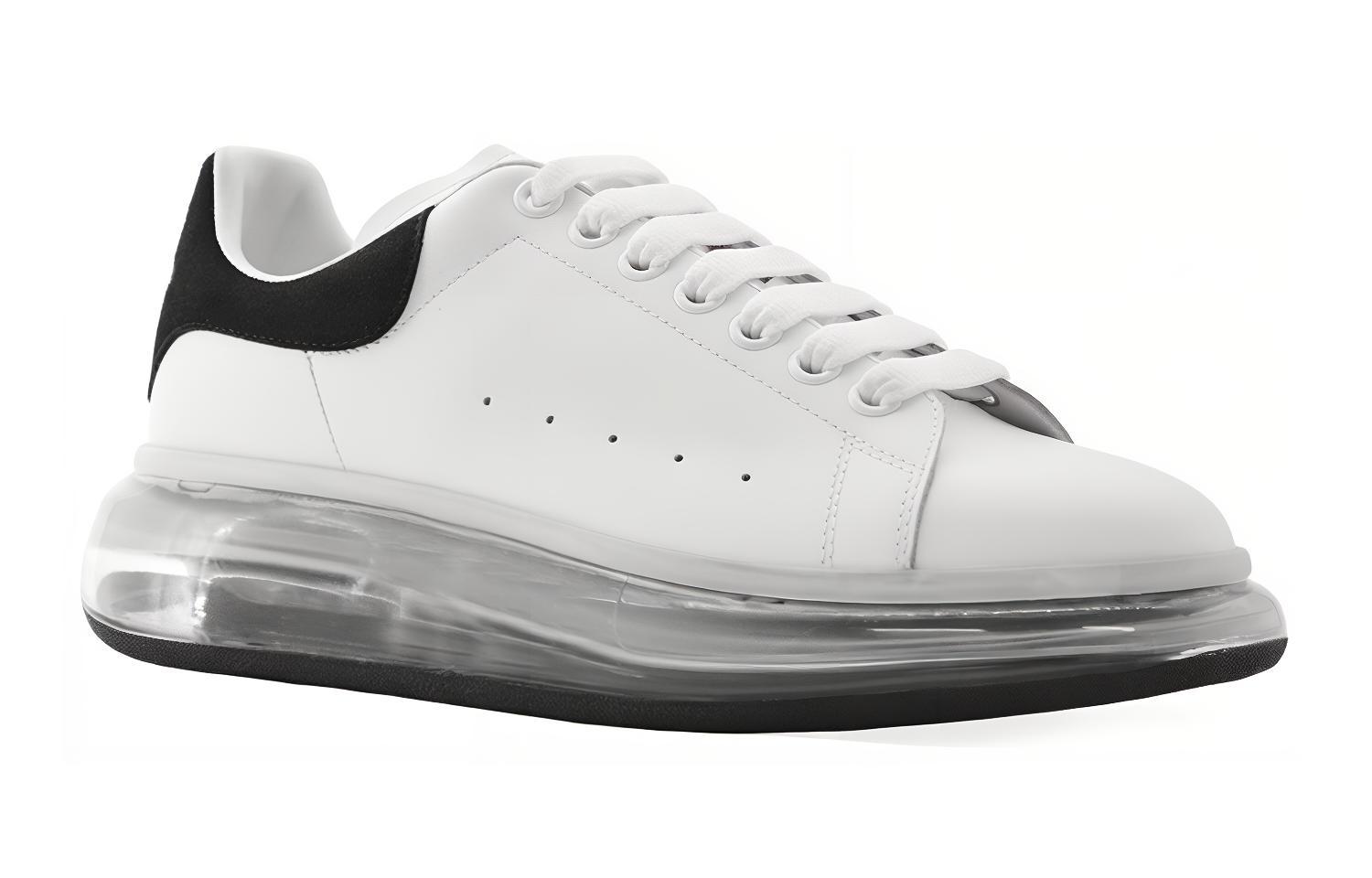 Order Sneakers Alexander McQueen Plateforme ''Blanc Noir'' 612746WHXMA9061