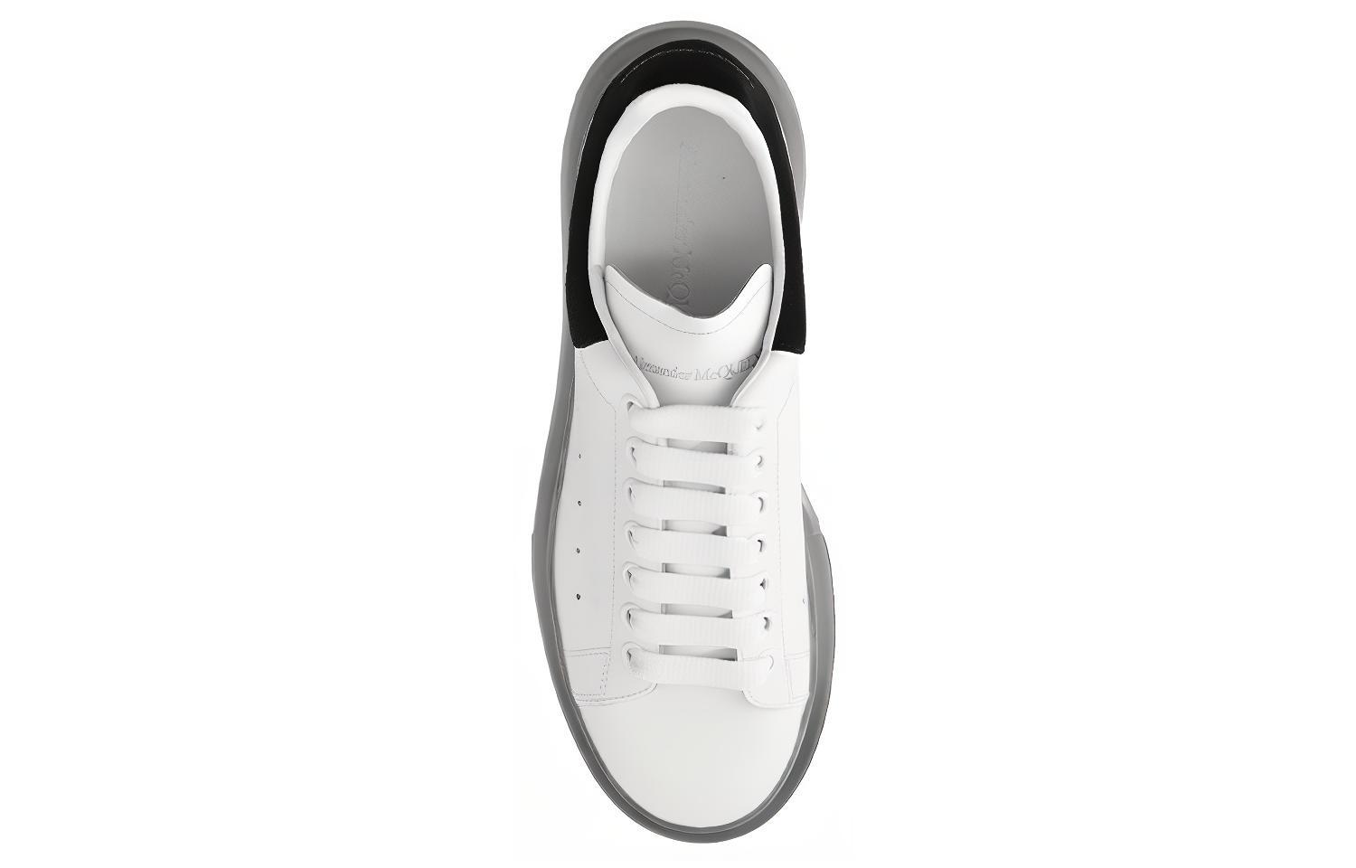 Shop Sneakers Alexander McQueen Plateforme ''Blanc Noir'' 612746WHXMA9061