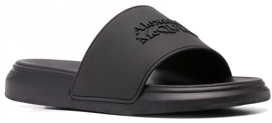 亞歷山大·麥昆 黑色泳池拖鞋 FW21 663564W4QS01000 Lookbook 亞歷山大·麥昆 黑色泳池拖鞋 FW21 663564W4QS01000