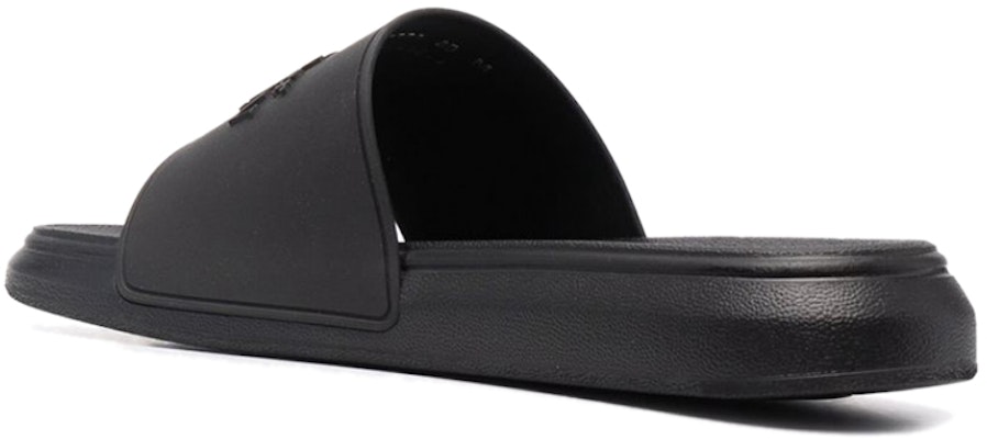 亞歷山大·麥昆 黑色泳池拖鞋 FW21 663564W4QS01000 Shop 亞歷山大·麥昆 黑色泳池拖鞋 FW21 663564W4QS01000