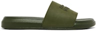 Buy Alexander McQueen Pool Slide 'Forest Green' 663564W4QS03106