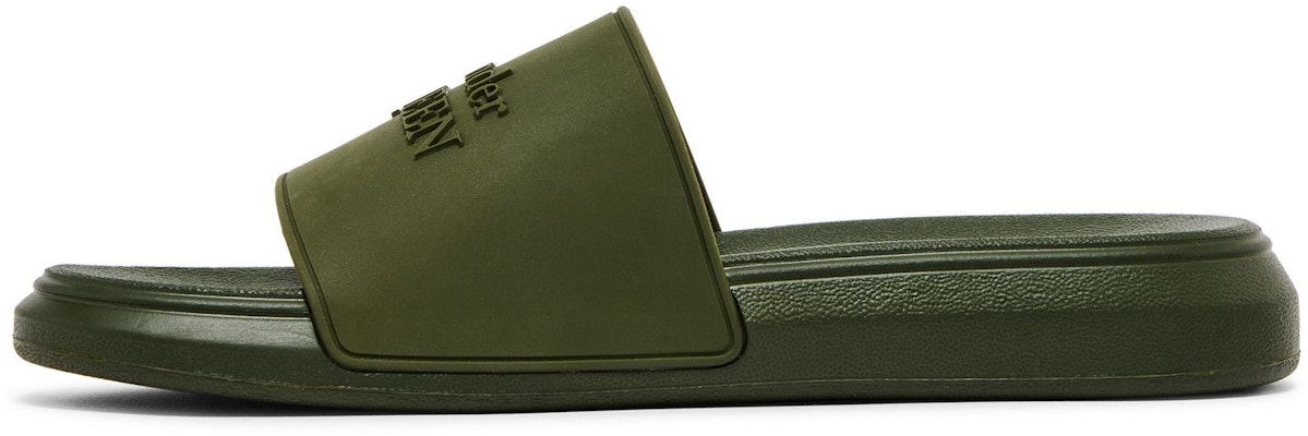 Alexander McQueen Pool Slide 'Forest Green' 663564W4QS03106 Lookbook Alexander McQueen Pool Slide 'Forest Green' 663564W4QS03106