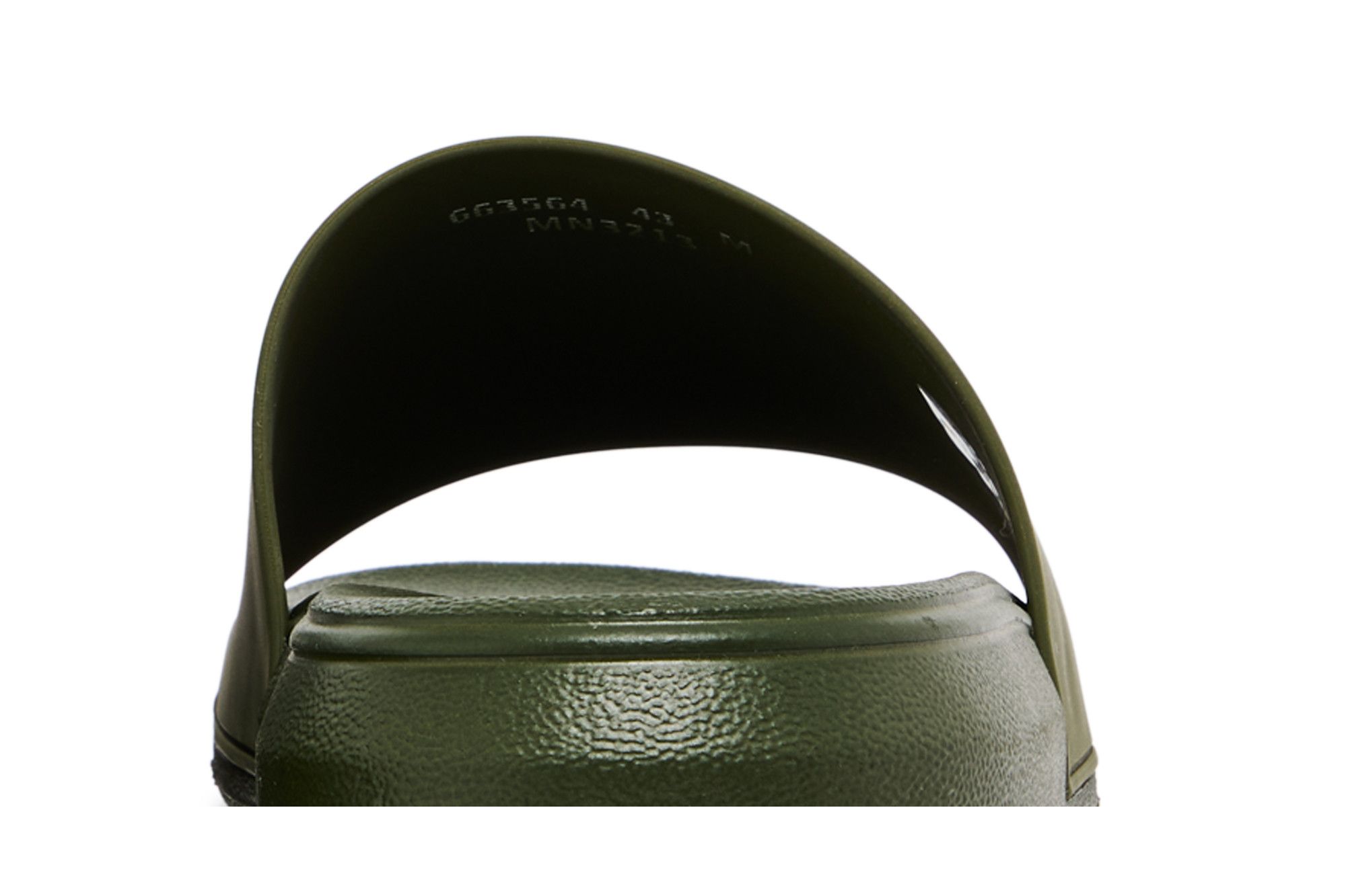 Sizing Alexander McQueen Pool Slide 'Forest Green' 663564W4QS03106