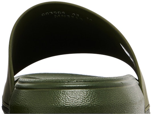 Alexander McQueen Pool Slide 'Forest Green' 663564W4QS03106 Sizing Alexander McQueen Pool Slide 'Forest Green' 663564W4QS03106