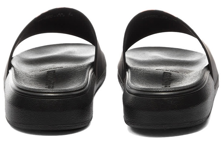 Shop アレキサンダー・マックイーン ハートロゴ プールスライド (黒) 667807-W4QS1-1037