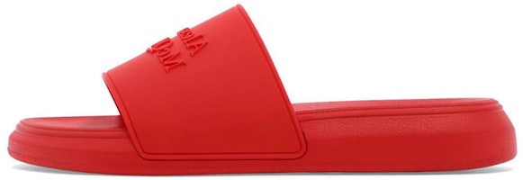 Alexander McQueen Pool Slide 'Red' 663564-W4QS0-6042 Alexander McQueen Pool Slide 'Red' 663564-W4QS0-6042