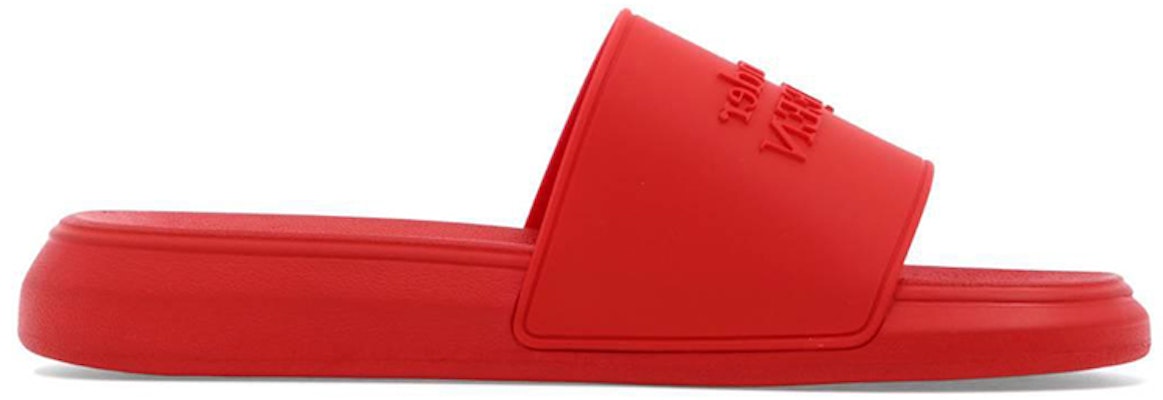 Selipar Kolam Alexander McQueen 'Merah' 663564-W4QS0-6042 Order Selipar Kolam Alexander McQueen 'Merah' 663564-W4QS0-6042