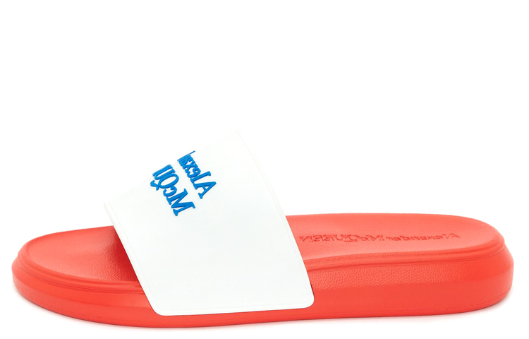 Alexander McQueen Pool Slide Electric Blue 663564W4QS09124