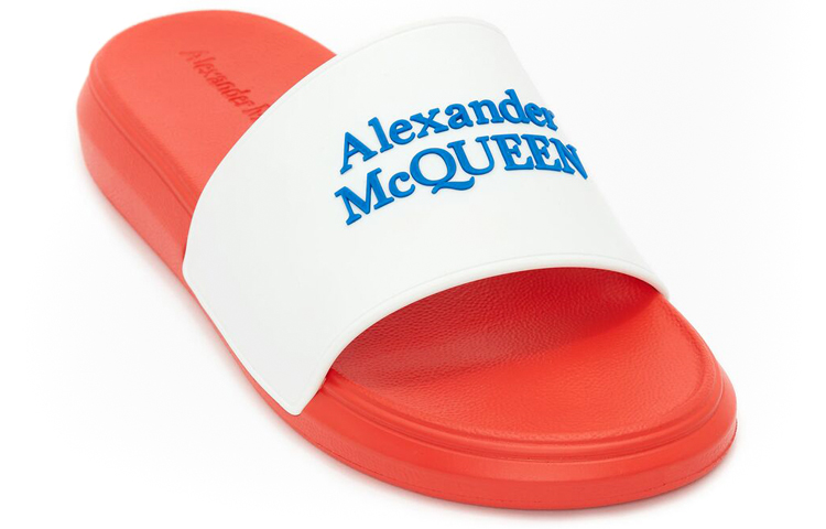Lookbook Alexander McQueen Pool Slide Electric Blue 663564W4QS09124