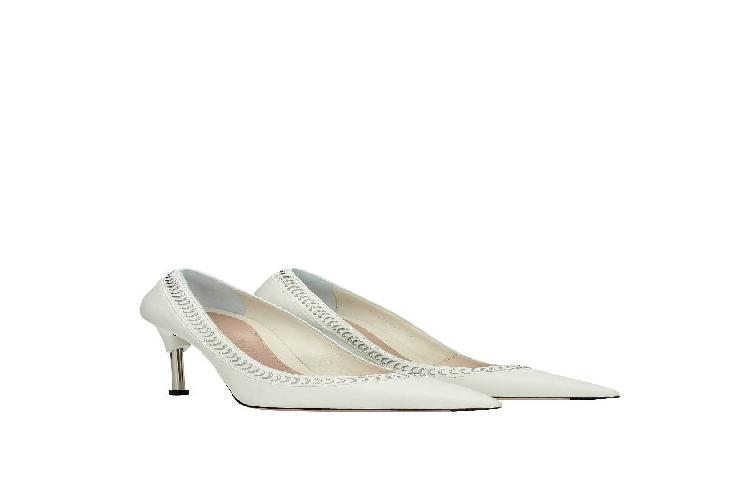 Order アレキサンダー・マックイーン パンプス 'ホワイトレザー' 559906WHS4I9268 559906WHS4I9268