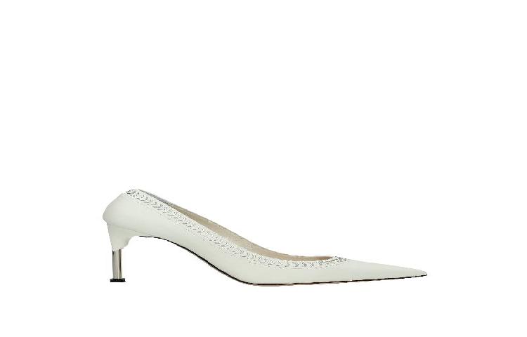 Shop アレキサンダー・マックイーン パンプス 'ホワイトレザー' 559906WHS4I9268 559906WHS4I9268