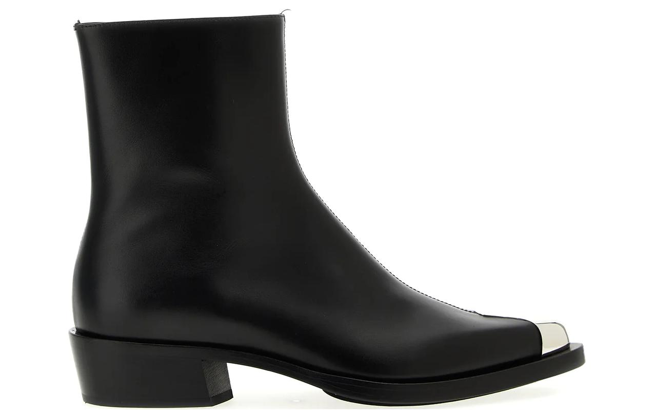Order Alexander McQueen Punk Boot 'Hitam Perak' 711114-WIDY1-1081