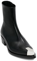 Alexander McQueen Punk Boot 'Hitam Perak' 711114-WIDY1-1081 Lookbook Alexander McQueen Punk Boot 'Hitam Perak' 711114-WIDY1-1081