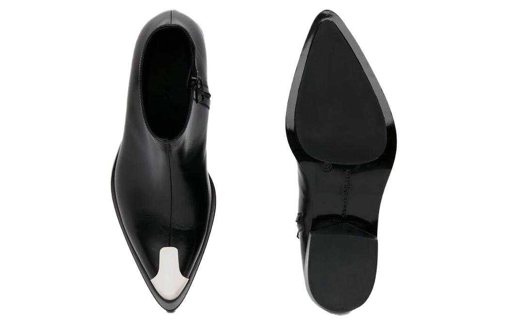 Details for Alexander McQueen Punk Boot 'Hitam Perak' 711114-WIDY1-1081