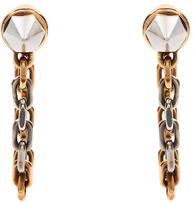 Anting-anting Alexander McQueen Punk Stud Skull Rantai Emas Uniseks 734761-J160Z-1334 Buy Anting-anting Alexander McQueen Punk Stud Skull Rantai Emas Uniseks 734761-J160Z-1334