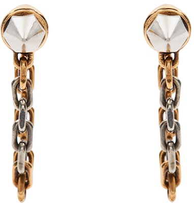 Anting-anting Alexander McQueen Punk Stud Skull Rantai Emas Uniseks 734761-J160Z-1334 Order Anting-anting Alexander McQueen Punk Stud Skull Rantai Emas Uniseks 734761-J160Z-1334