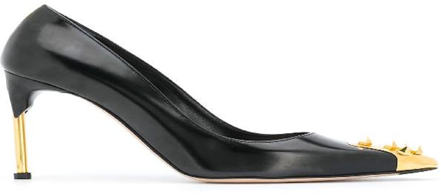 Alexander McQueen Punkstud Leather Pumps 'Black High Heel' 6517214WHWQ21088Black Buy Alexander McQueen Punkstud Leather Pumps 'Black High Heel' 6517214WHWQ21088Black