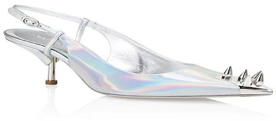 Alexander McQueen Punkstud Leather Pumps 'Silver' 6971278258Silver Order Alexander McQueen Punkstud Leather Pumps 'Silver' 6971278258Silver